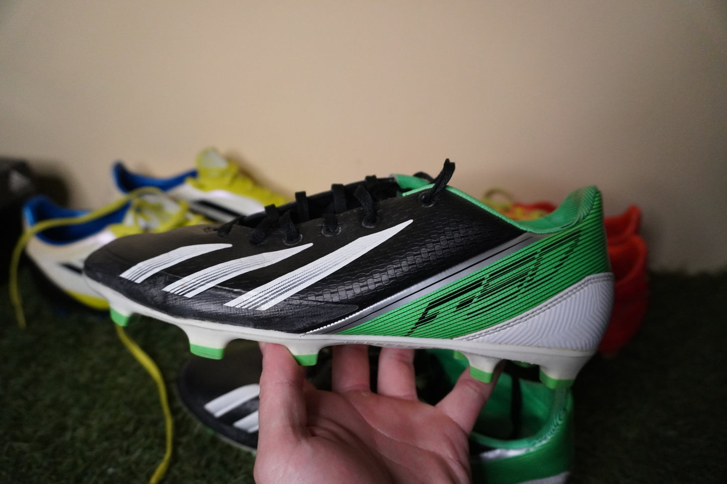 Adidas F50 Black and Green 2013